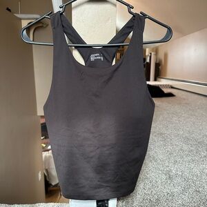 Jockey Dark Brown Racerback Top